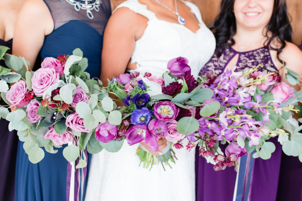 Color psychology purple wedding