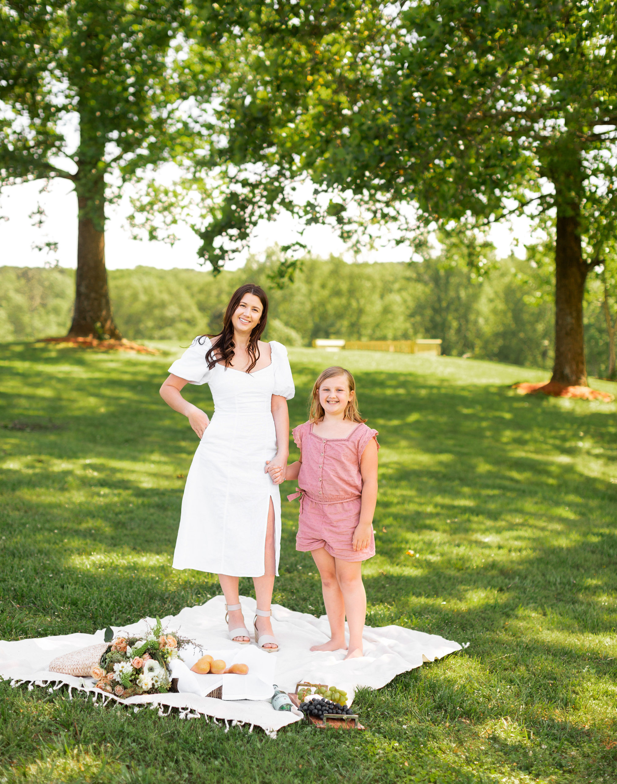 Mommy and Me Picnic Photo Shoot Ten Point Floral Design